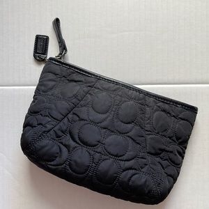 Coach Black Makeup Bag